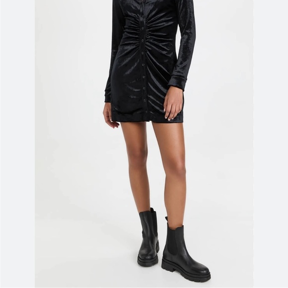 Free People Shayla Mini Velvet Dress - Picture 2 of 4